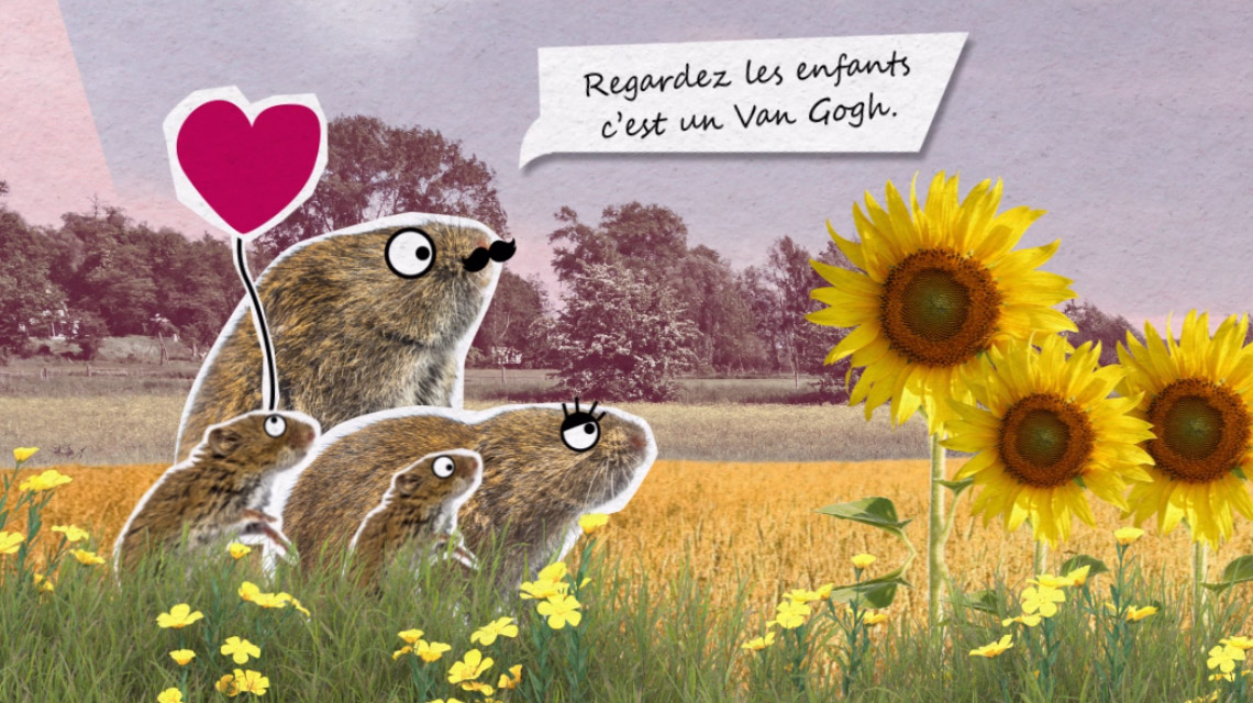 Famille de campagnols